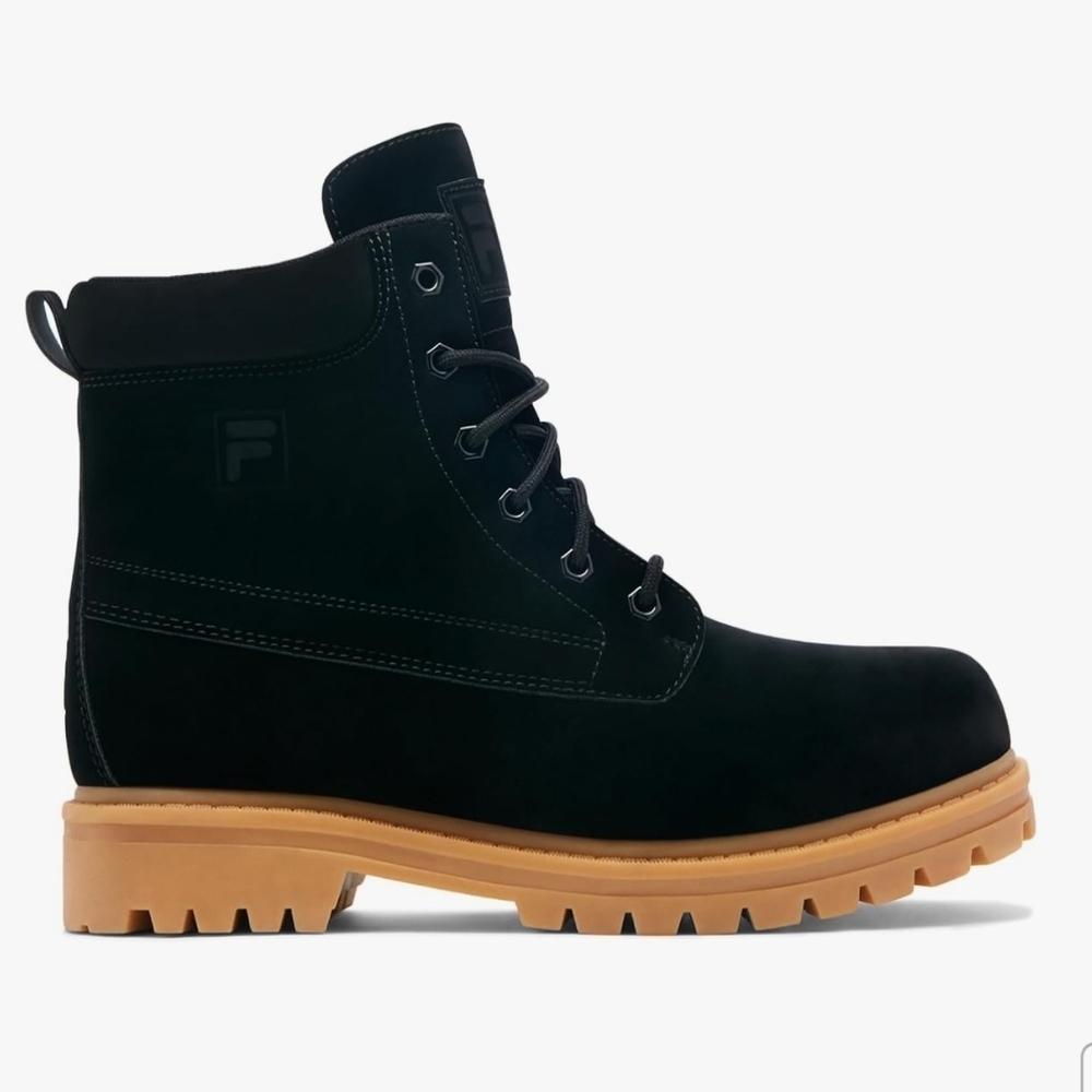 Fila Men's Black and Tan Boots